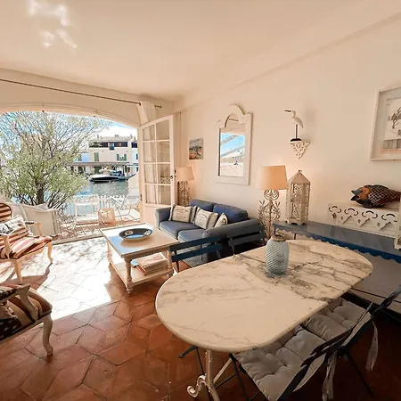 Maison A Port Avec Wifi Et Amarrage Prive, Proche - Fr-1-868-17 Feriehus Grimaud